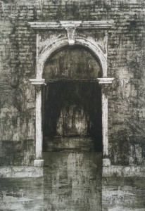 I Cannareggio, limtryck